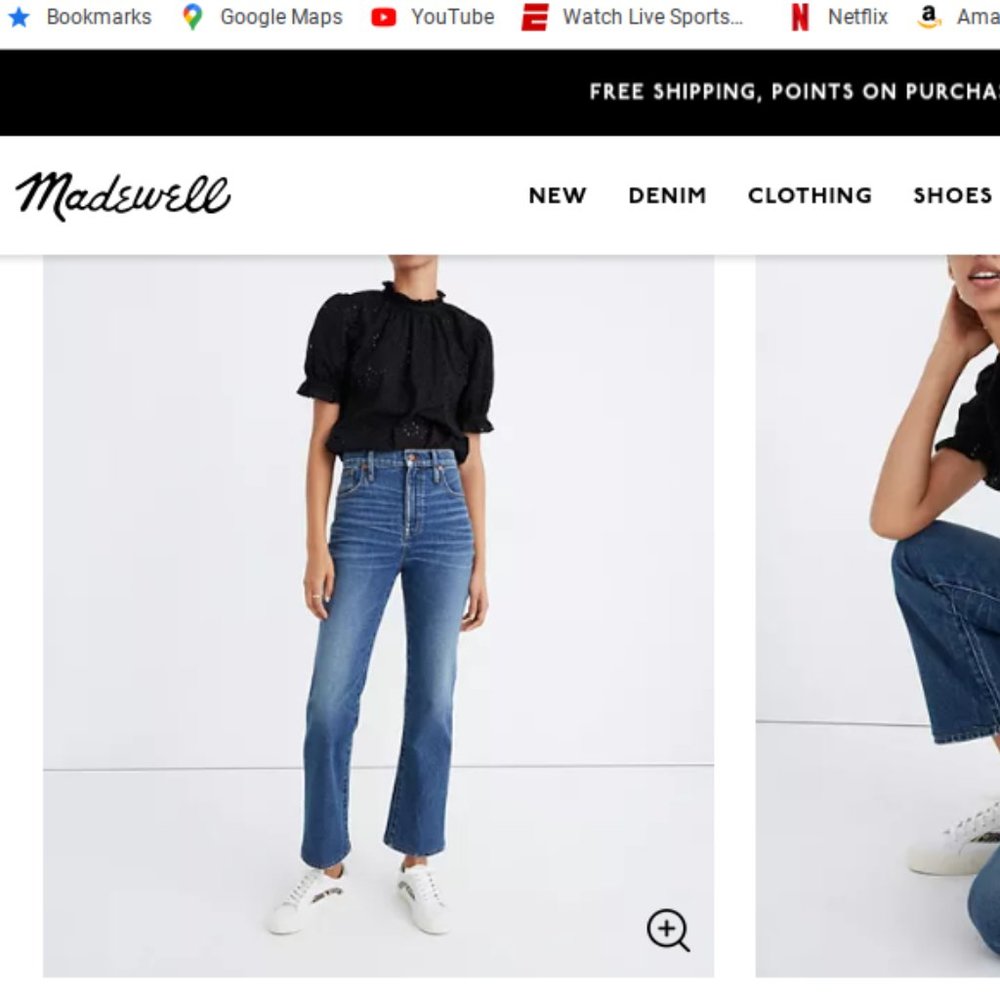 SLIM DEMI-BOOT JEANS IN SUNDALE WASH